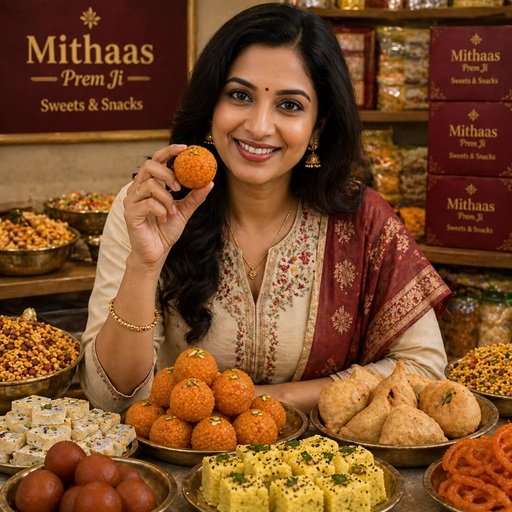 Traditional sweets prepared with care